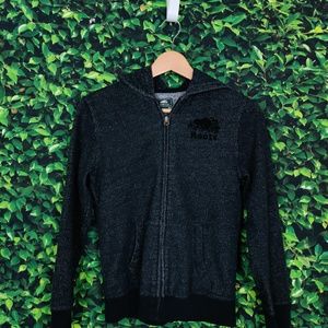 Roots Kids Zip Hoody (Black)